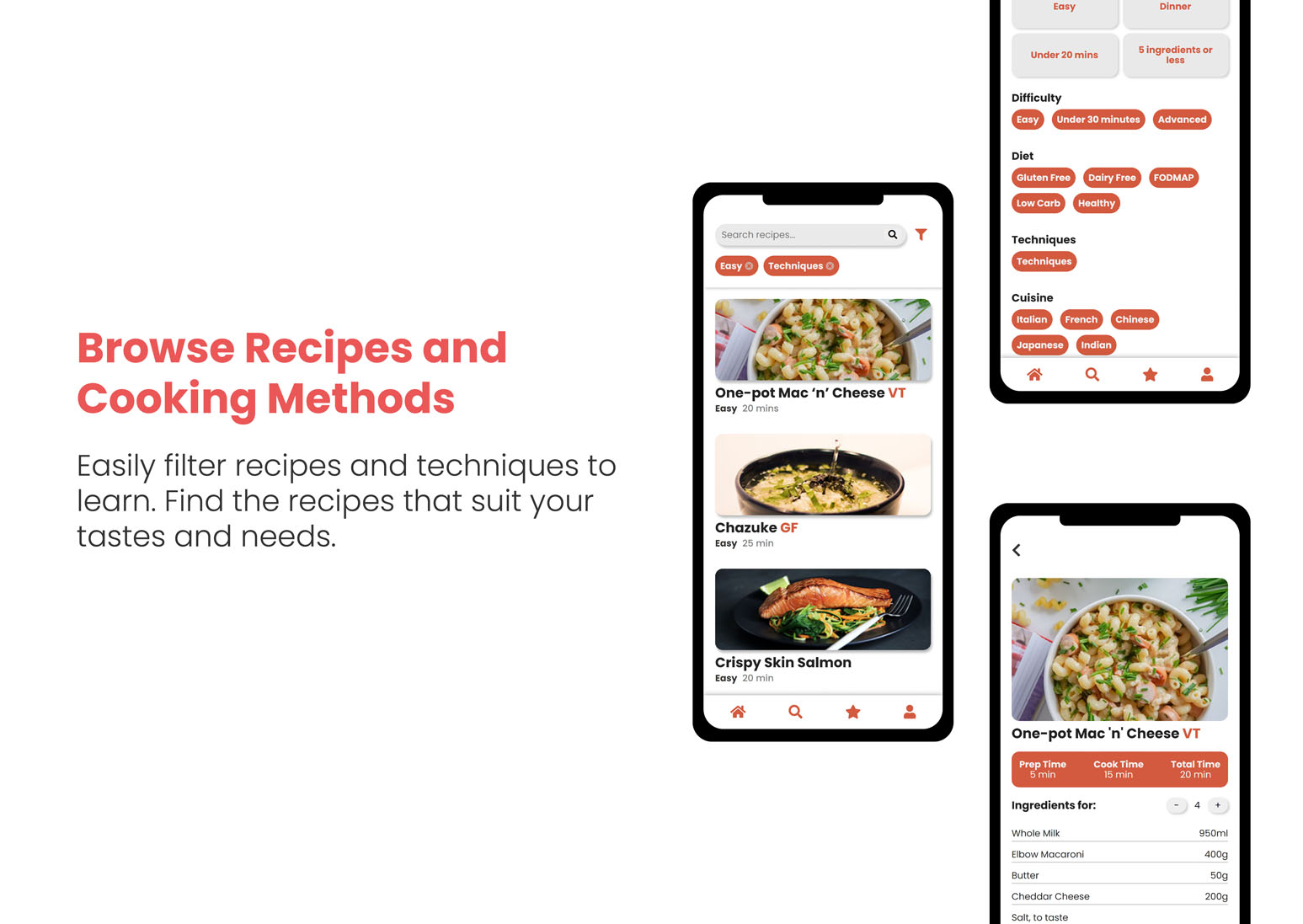 Browse recipes