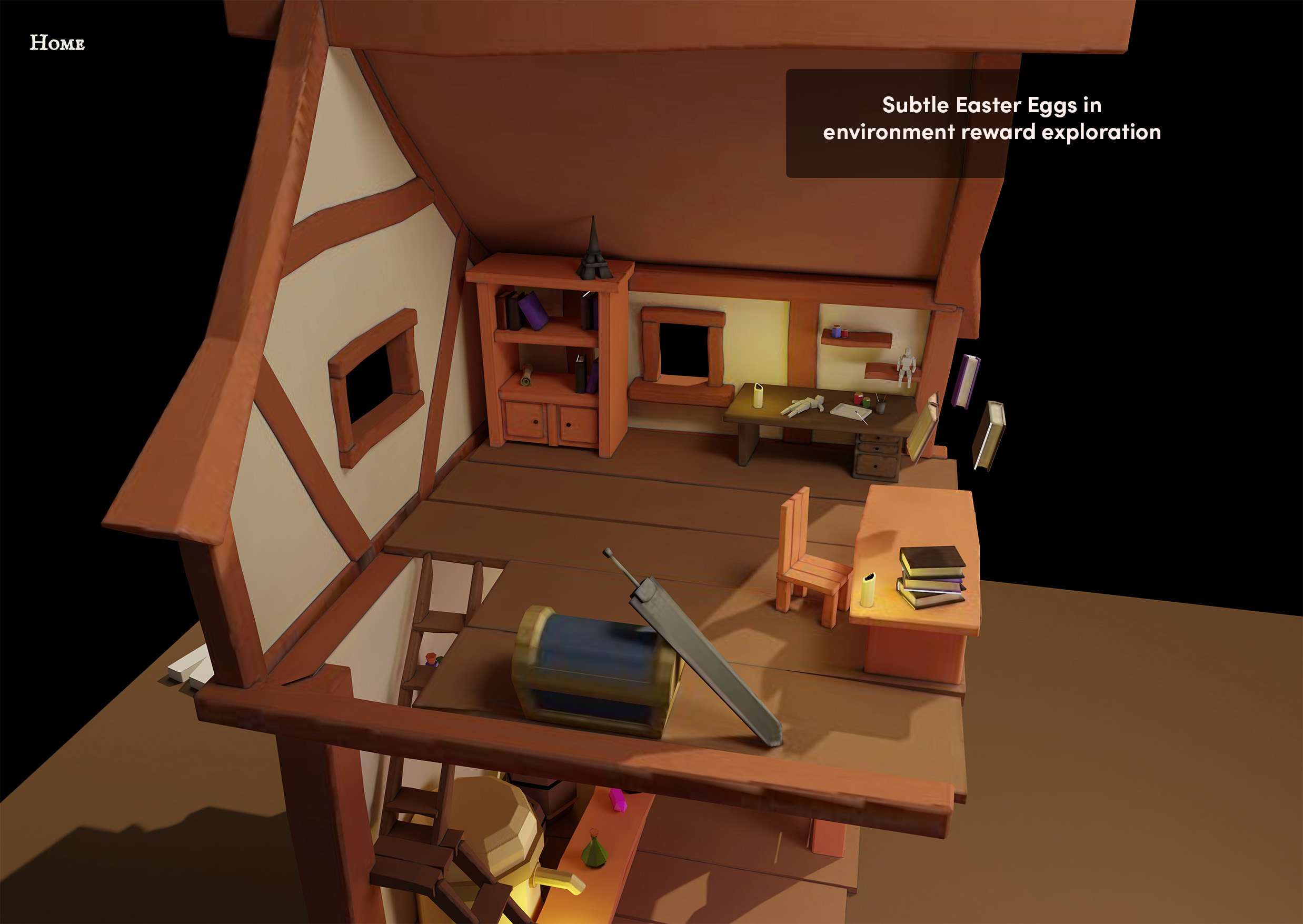 3D Model of Environmental Storytelling